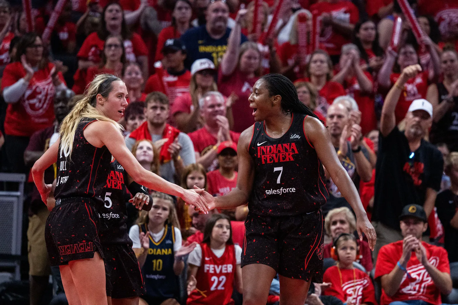 La série entre le Fever et les Aces