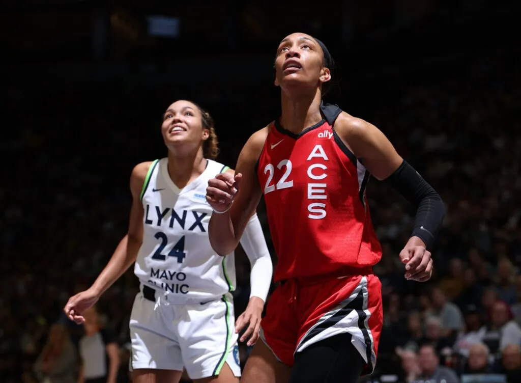 A'ja Wilson et Napheesa Collier