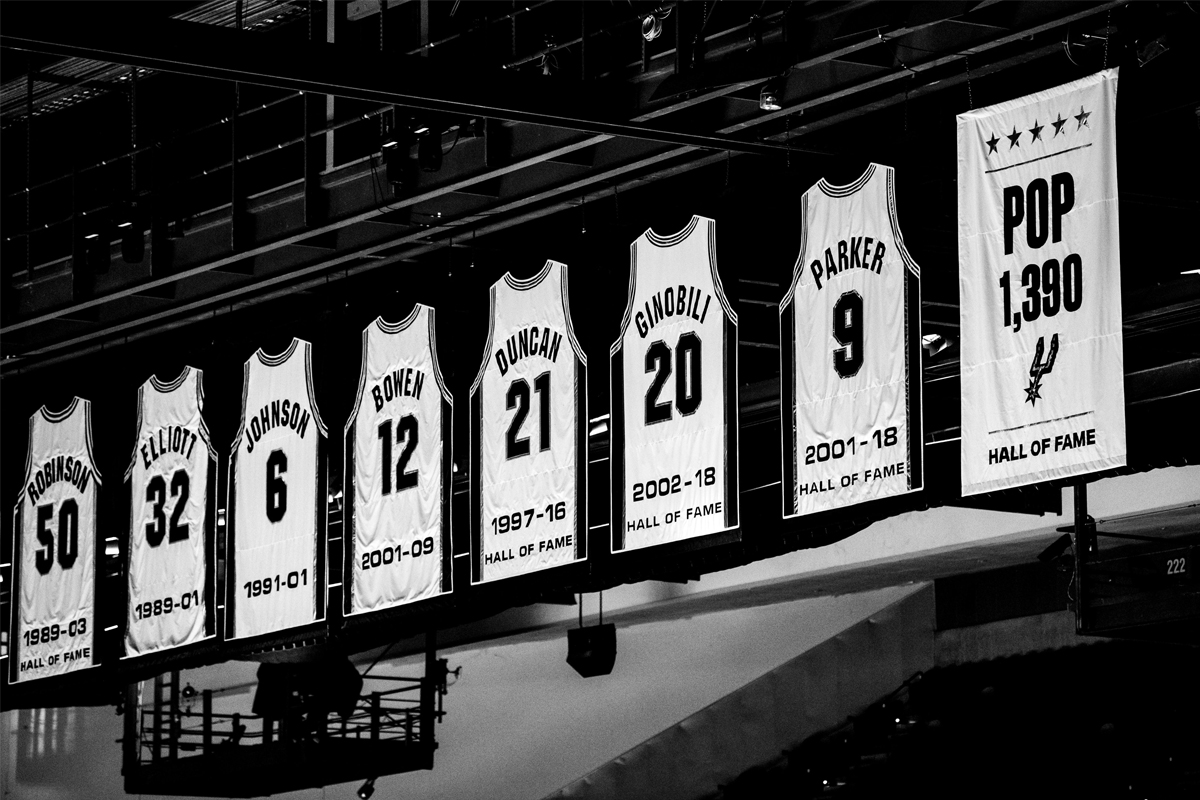 La bannière de Gregg Popovich