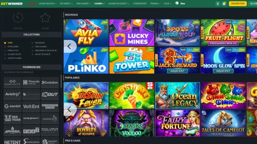 Offre casino Betwinner
