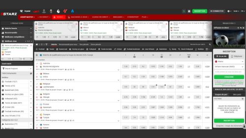 Interface sport 888Starz