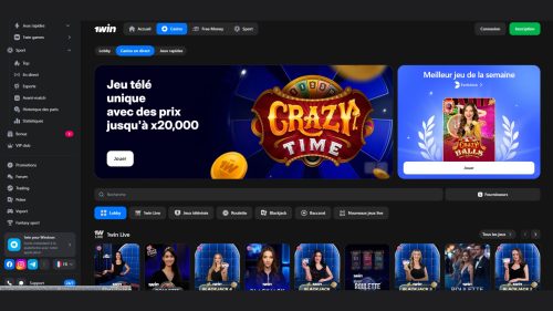 Jouez au casino en direct sur 1win