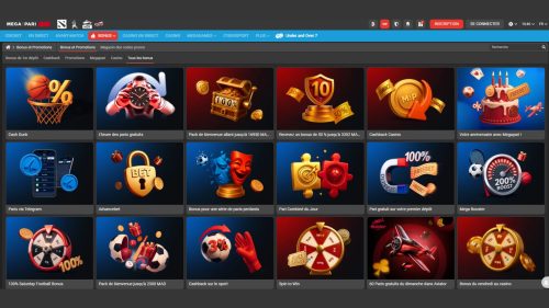 Profitez des promotions très avantageuses sur Megapari