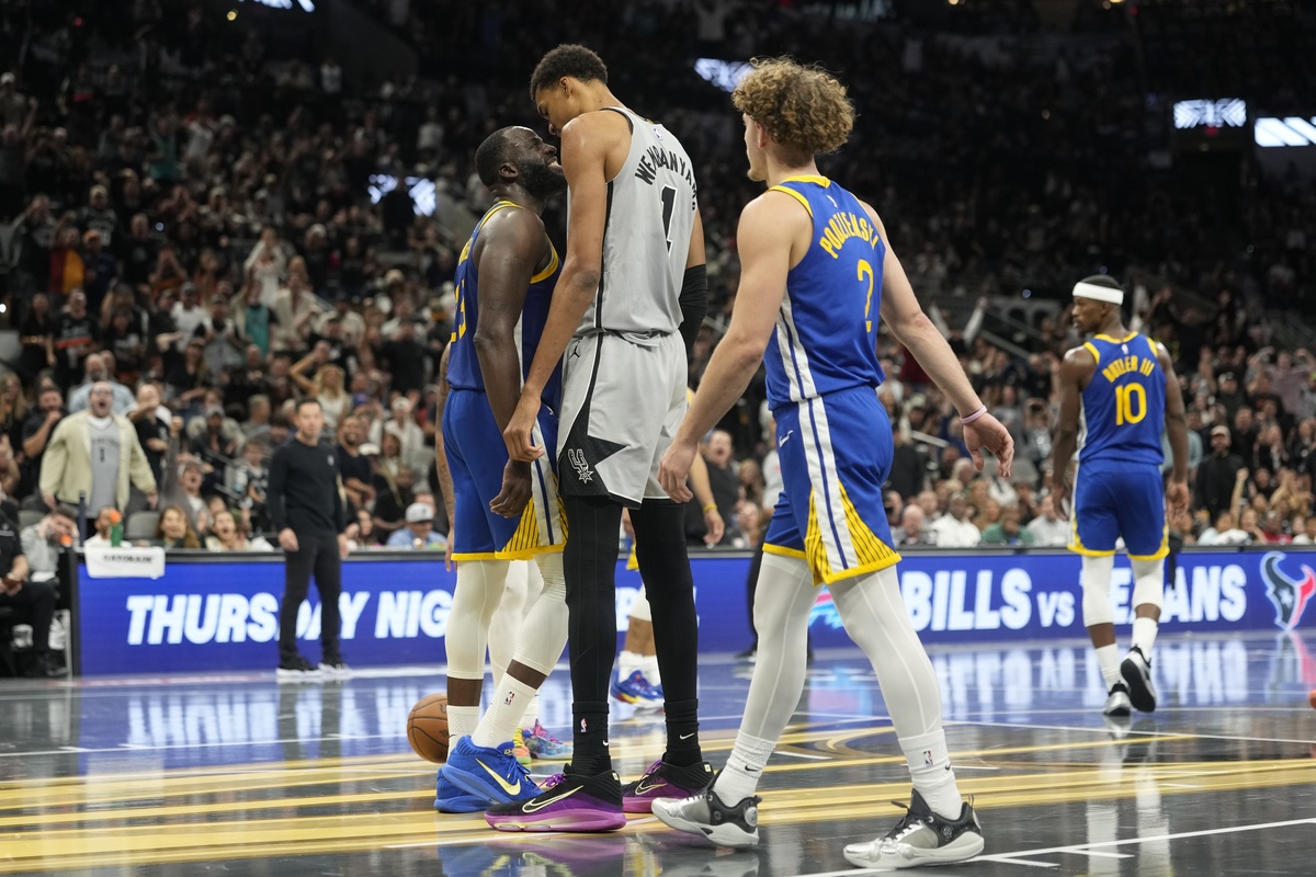Victor Wembanyama et Draymond Green