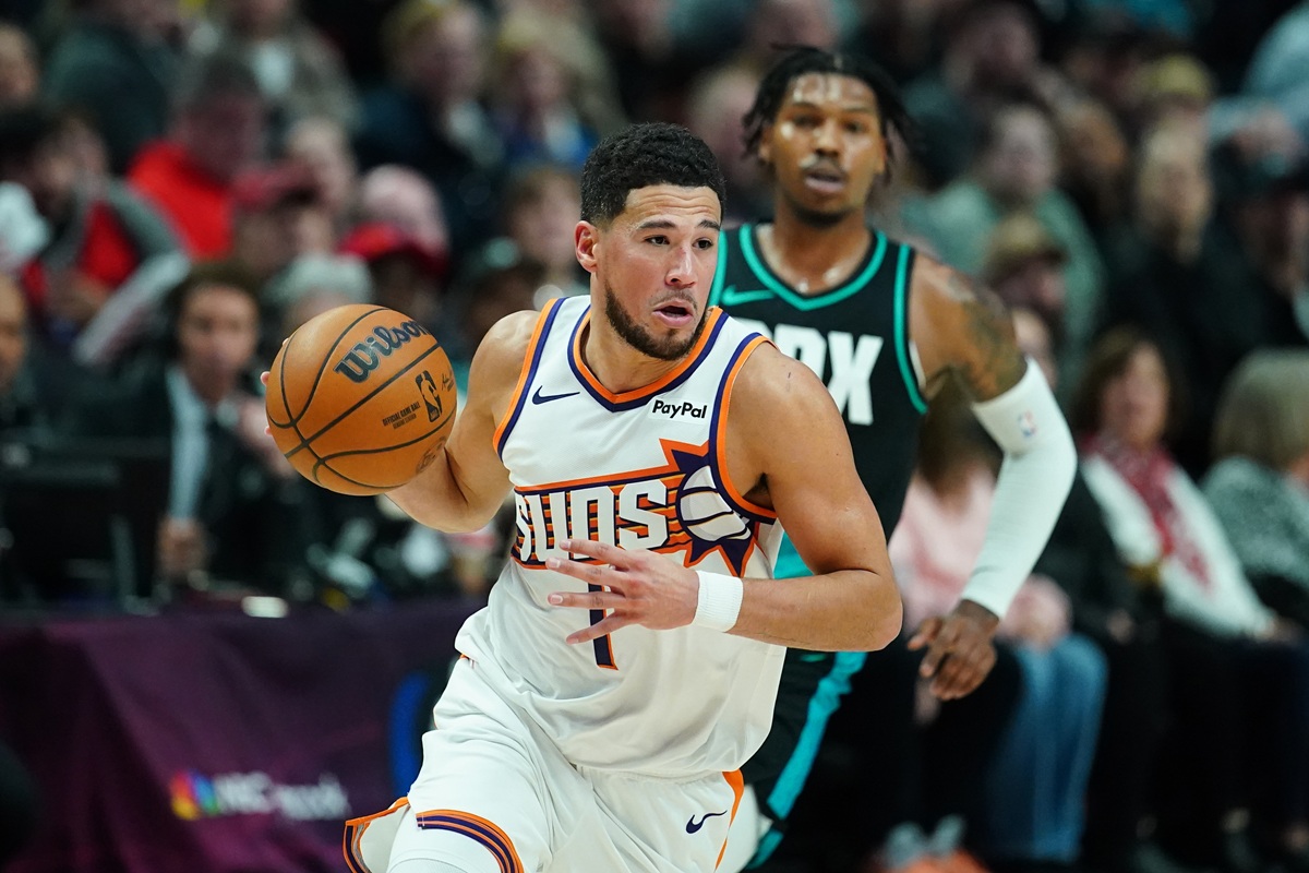 Devin Booker (Suns) contre les Blazers