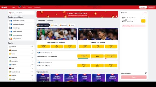 Betclic CI est le site de pari qui offre la meilleure expérience de jeu en Afrique