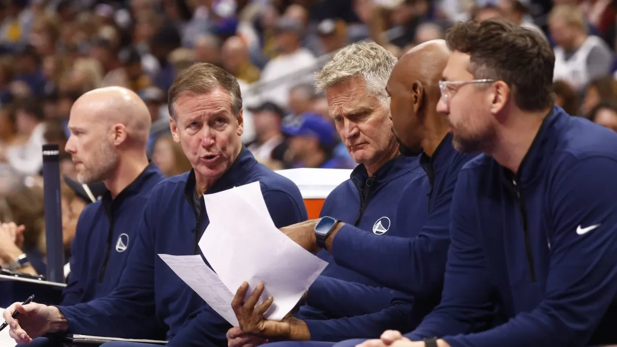 Steve Kerr avec les Warriors