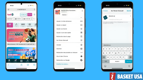 Étapes téléchargement APK Bet223 Android depuis le site officiel Mali