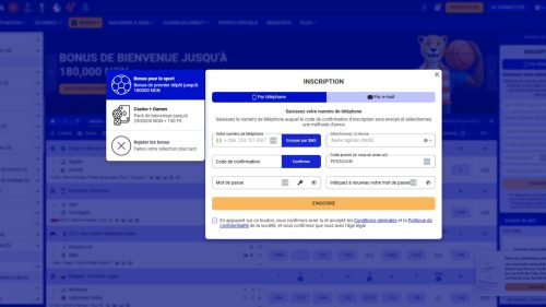 Réalisez votre inscription sur Paripesa avec le code PESAGAIN