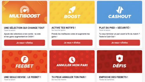Fonctionnalités Betclic CI : Cash Out, MyCombi, Défis, Assurance combiné et outils pour améliorer l'expérience de paris