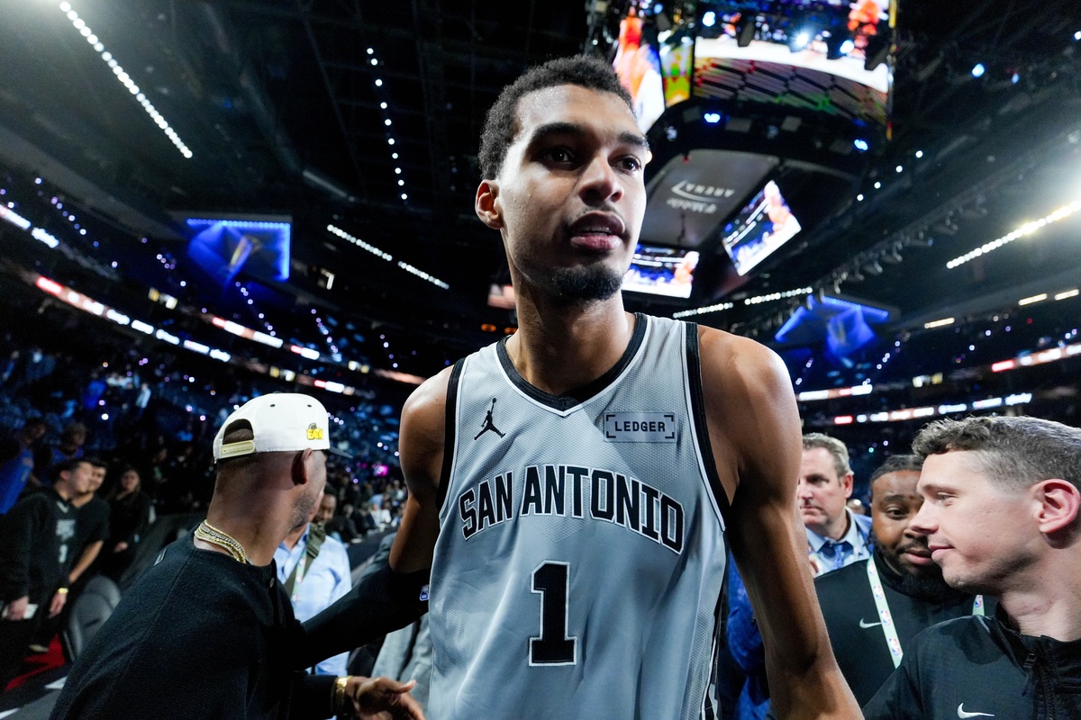 Victor Wembanyama avec les Spurs
