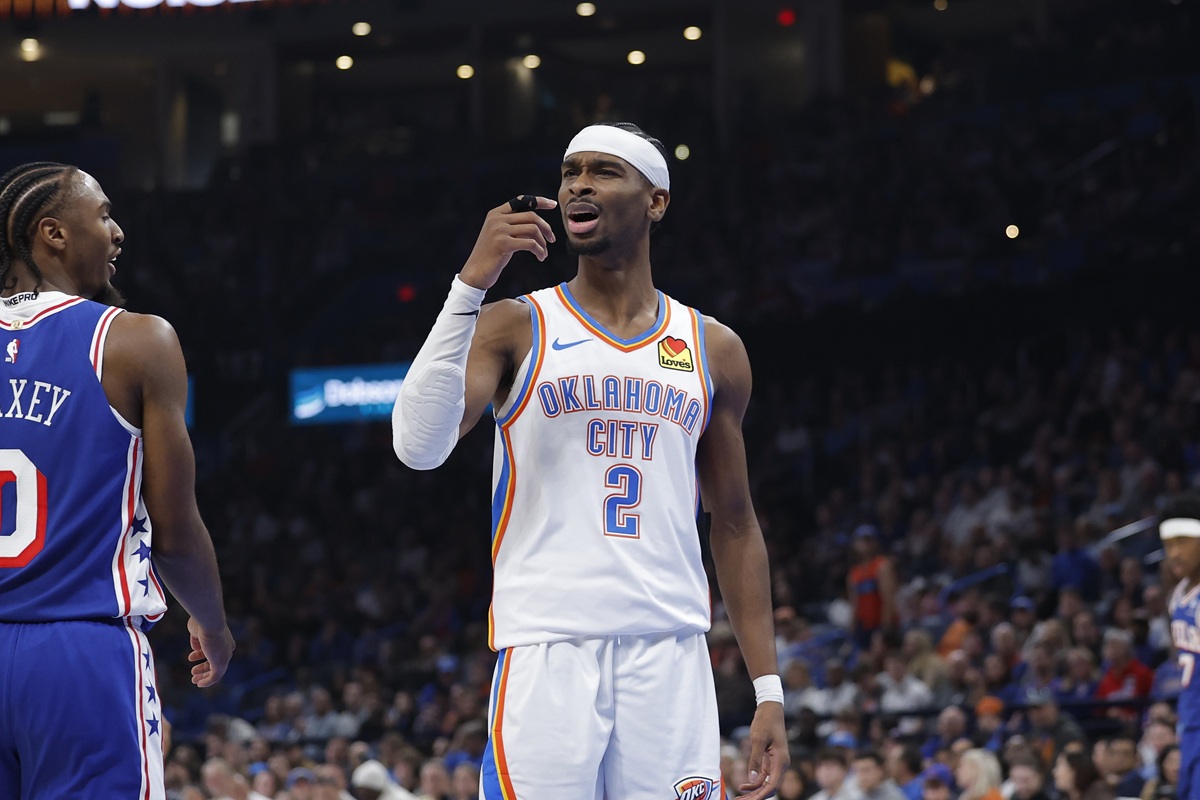 Shai Gilgeous-Alexander (Thunder) contre les Sixers