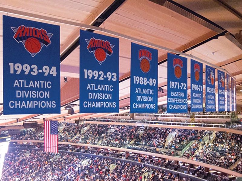Les bannières des Knicks