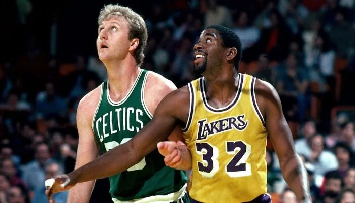 Larry Bird et Magic Johnson