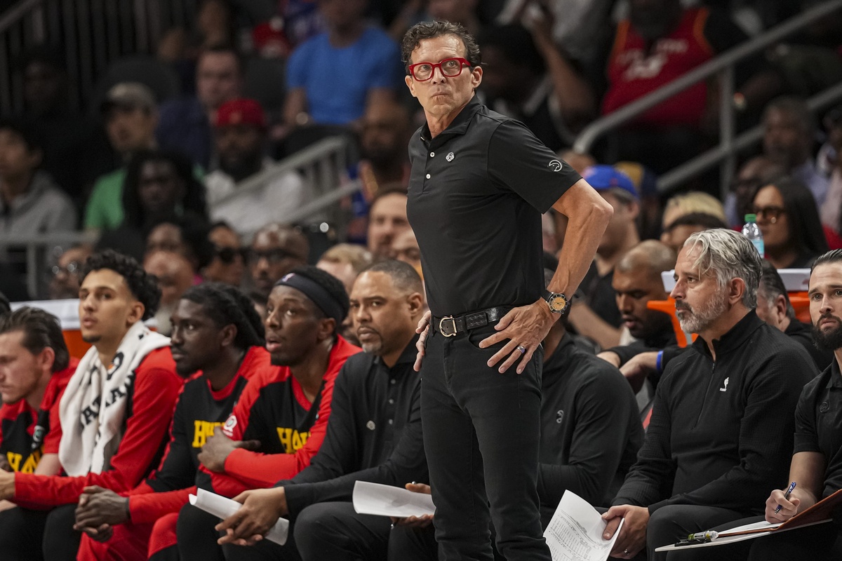 Zaccharie Risacher et Quin Snyder
