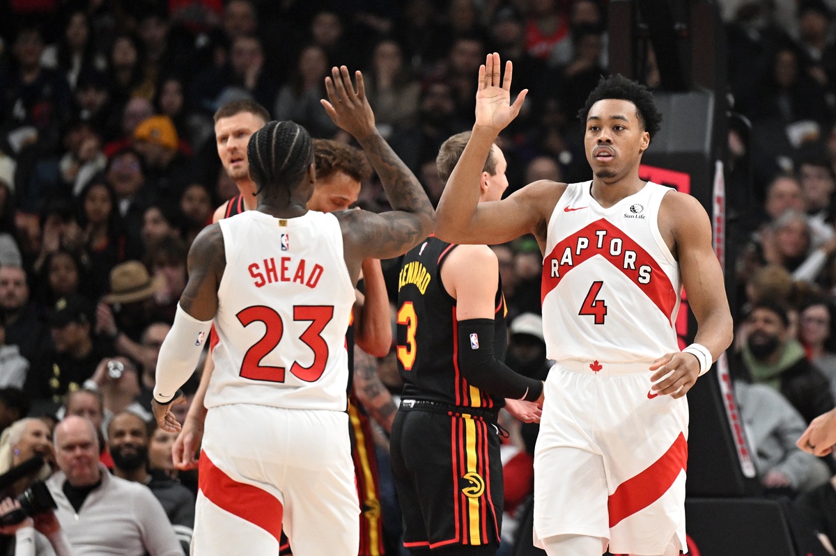 Scottie Barnes (Raptors) contre les Hawks