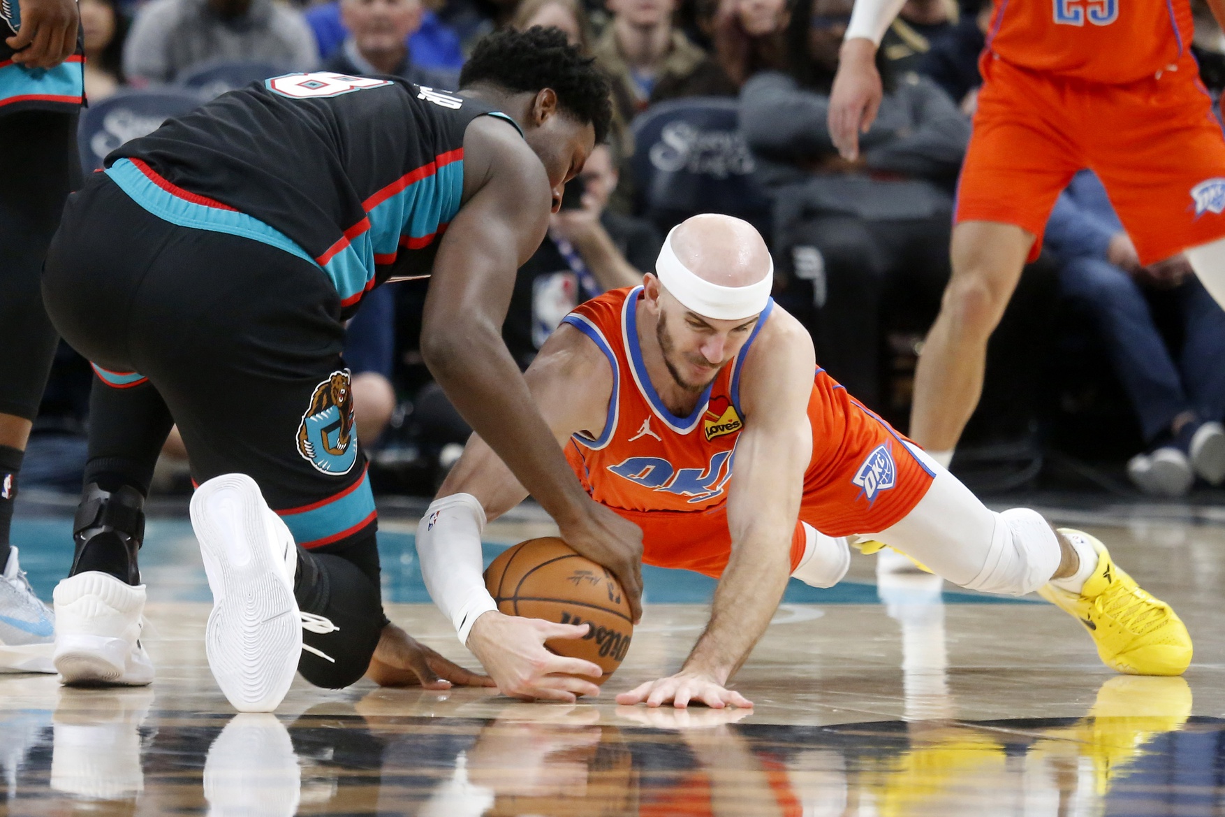 Le Thunder face aux Grizzlies