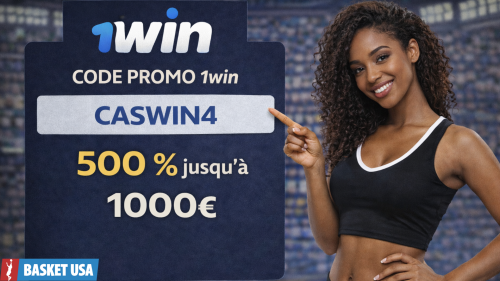 Code promo 1win CASWIN4 pour un bonus de bienvenue sur les paris sportifs.
