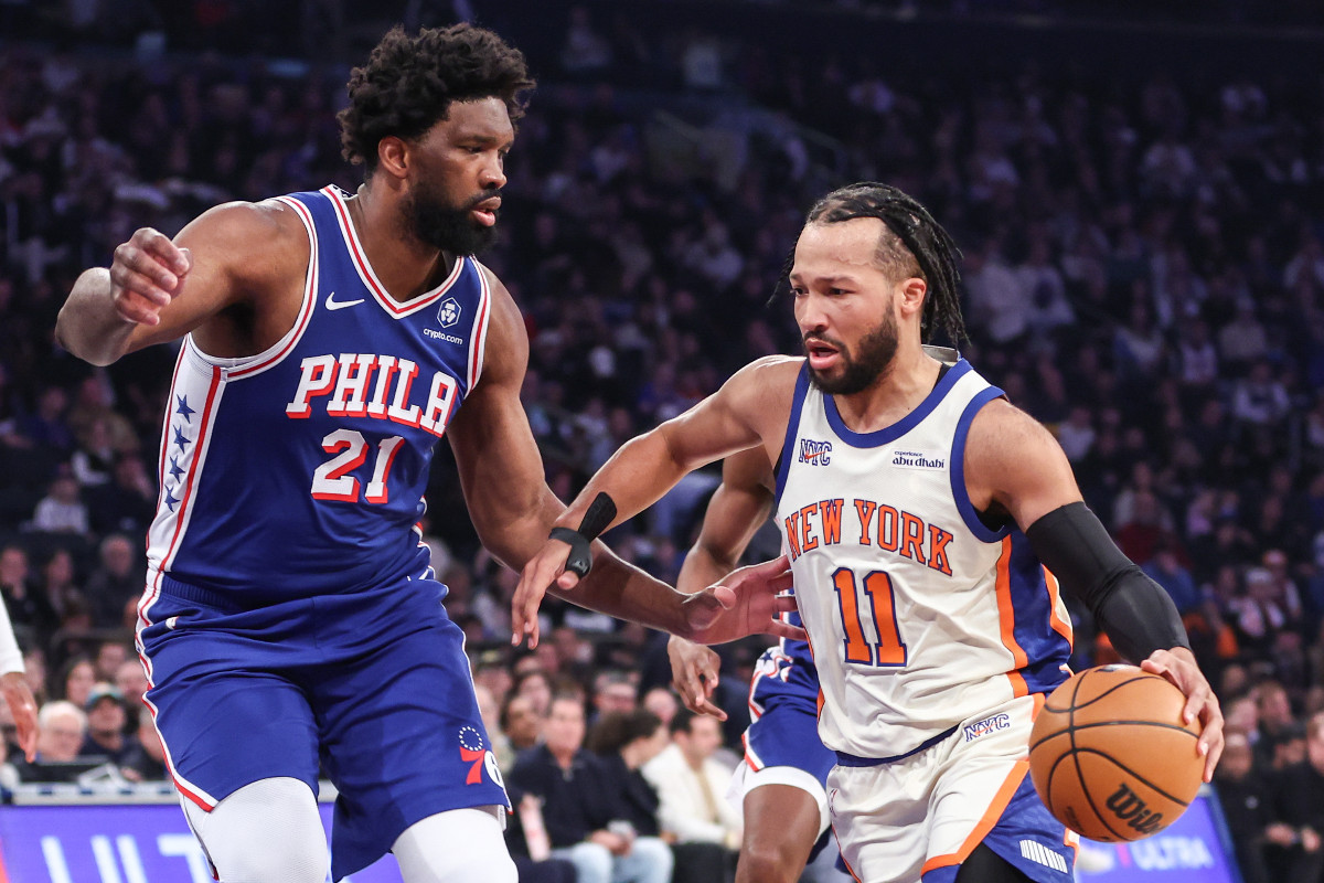 Joel Embiid et Jalen Brunson