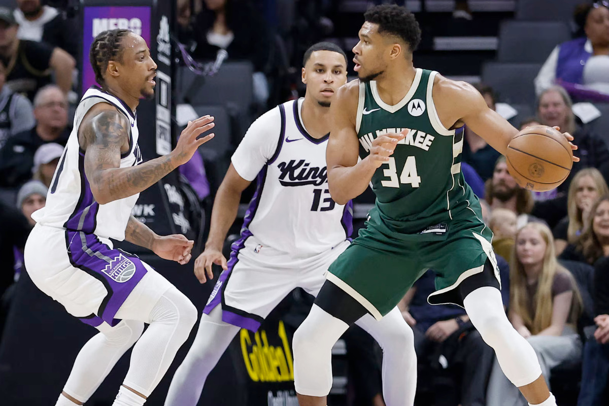 Giannis Antetokounmpo face aux Kings