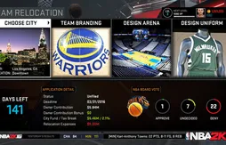 NBA 2K16 : il sera désormais possible de faire déménager sa franchise