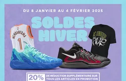 – 20% supplémentaires sur les promotions Basket4ballers