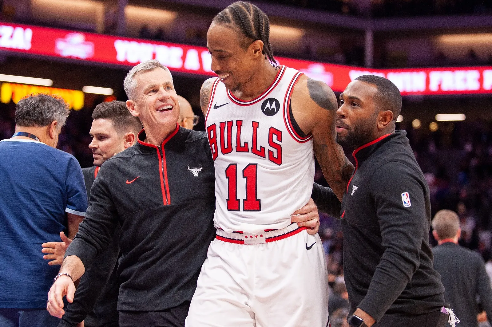 DeMar DeRozan (Bulls) après la victoire chez les Kings