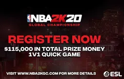 NBA 2K20 : un tournoi mondial avec 115 000 dollars à la clé