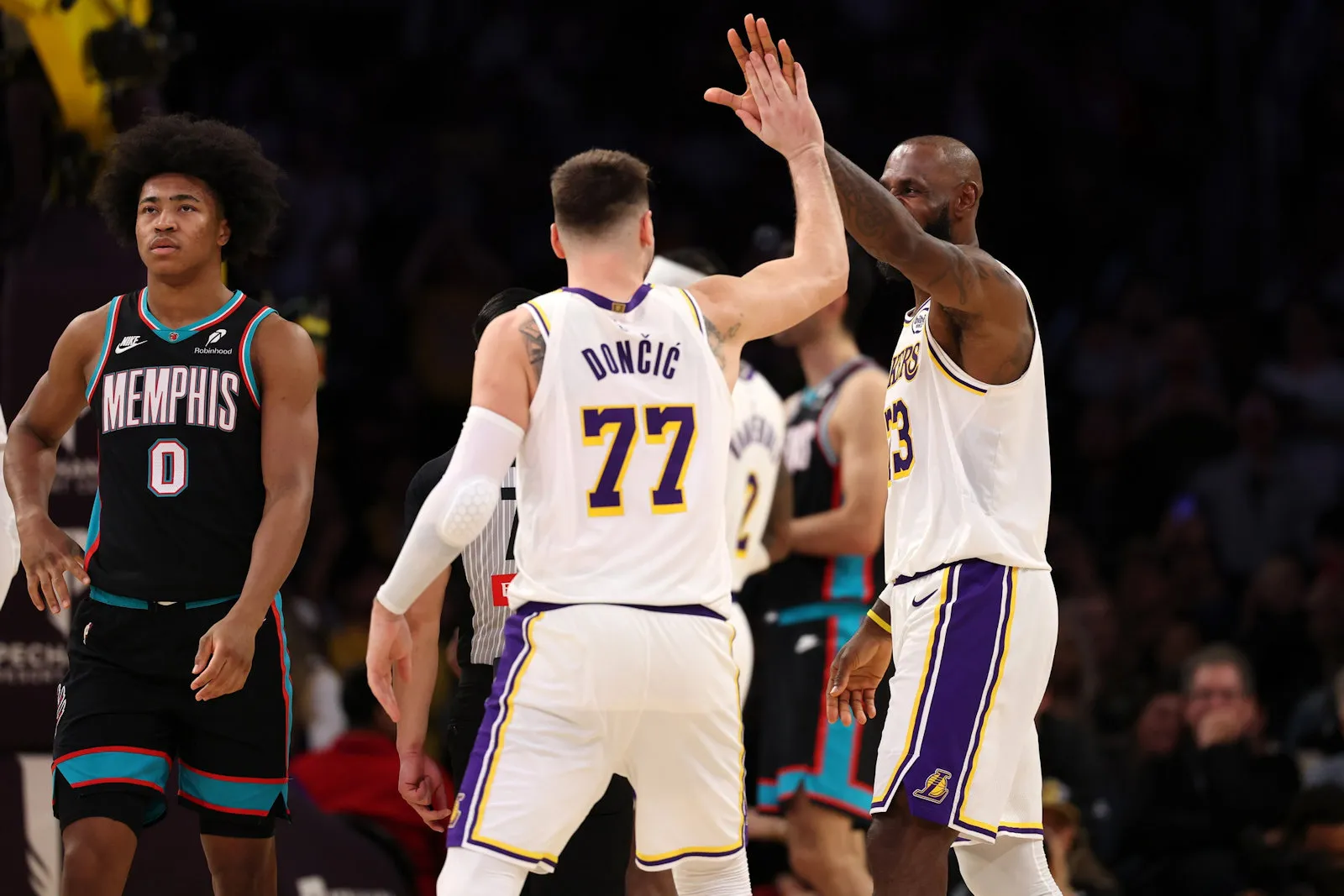 lakers lebron doncic