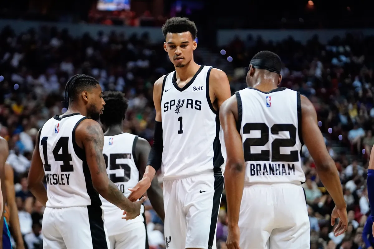 Victor Wembanyama avec les Spurs