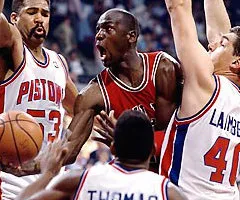 Jordan vs Pistons