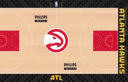 Les Hawks mettent aussi du fluo sur leur parquet