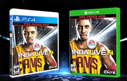 Kyrie Irving sur la jaquette de NBA Live 14