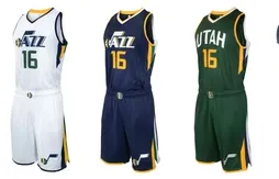 Le Jazz dévoile ses nouveaux maillots