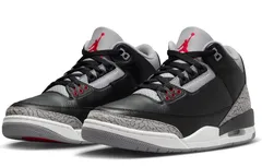 La Jordan 3 “Black Cement” a le cuir épais