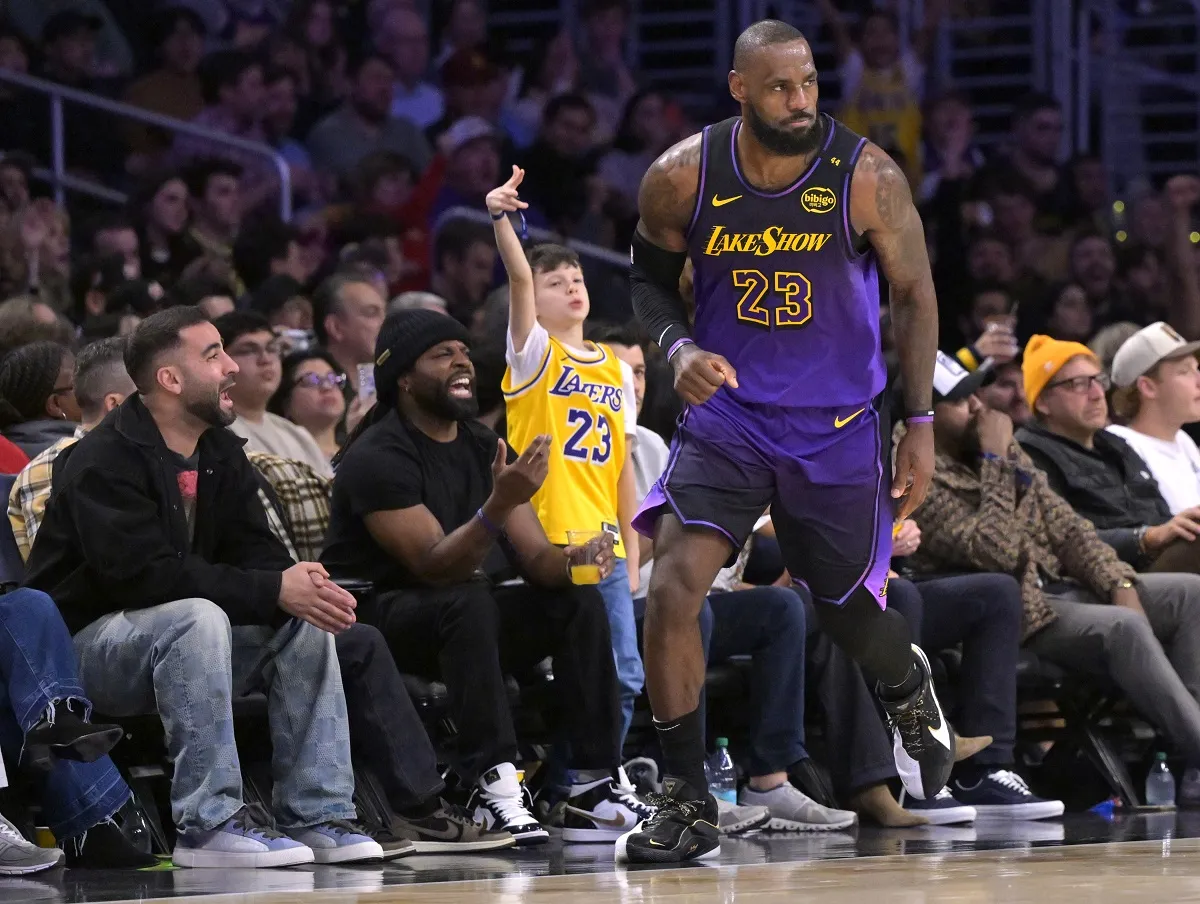 LeBron James (Lakers) contre les Blazers