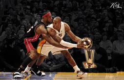 [photoshop] Kobe Bryant vs LeBron James