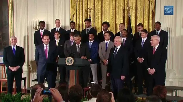 Barack Obama a reçu Duke à la Maison Blanche