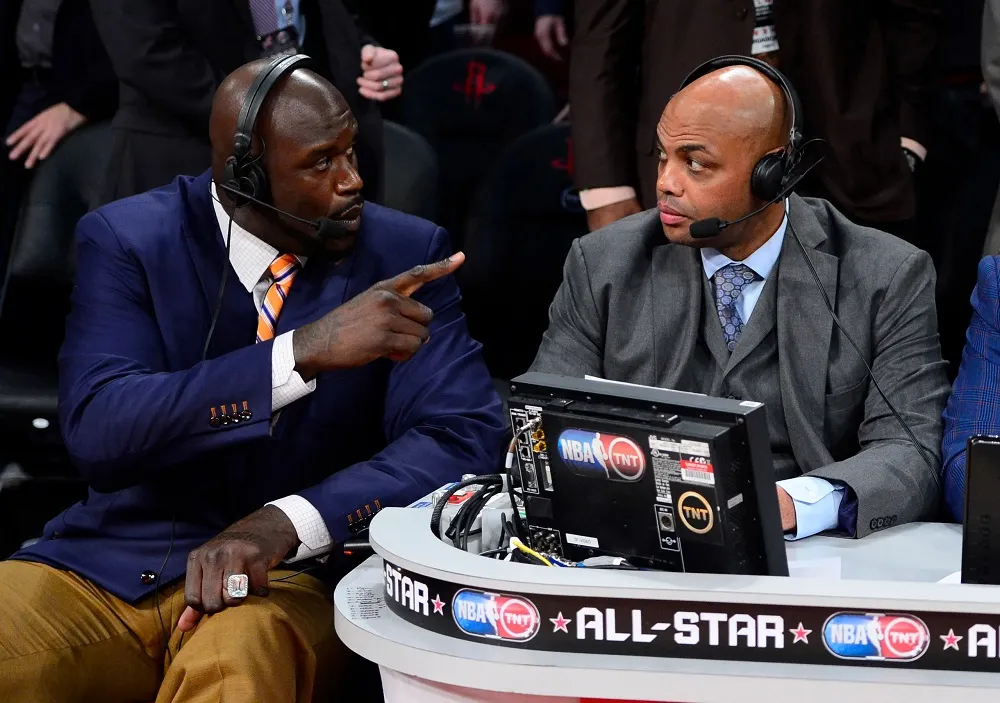 Charles Barkley avec Shaquille O'Neal dans Inside The NBA sur TNT
