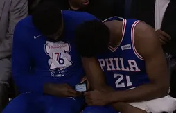 [Replay] Quand Amir Johnson regarde ses SMS sur le banc des Sixers