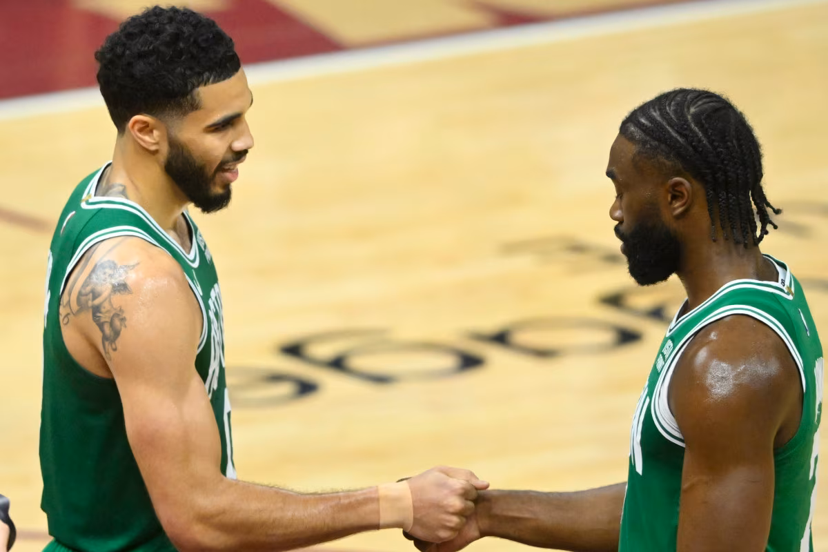 Jaylen Brown et Jayson Tatum
