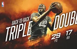 Le MVP de la nuit : Draymond Green en mode Larry Bird (29 pts, 17 rbds, 14 pds)