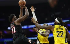 Joel Embiid (39 points) retrouve son meilleur niveau face aux Pacers !