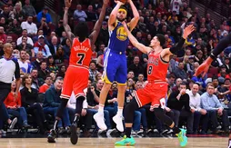 Nouveau record pour Klay Thompson, avec 14 paniers à 3-points à Chicago !