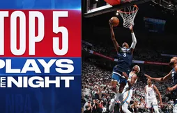 Le Top 5 de la nuit | Jaden McDaniels et Chet Holmgren échangent les contres