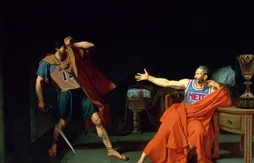 Il détourne des classiques de la peinture avec une touche NBA