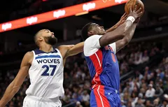 Les Wolves d’un énorme Rudy Gobert dominent les Pistons dans un match marqué par sept expulsions