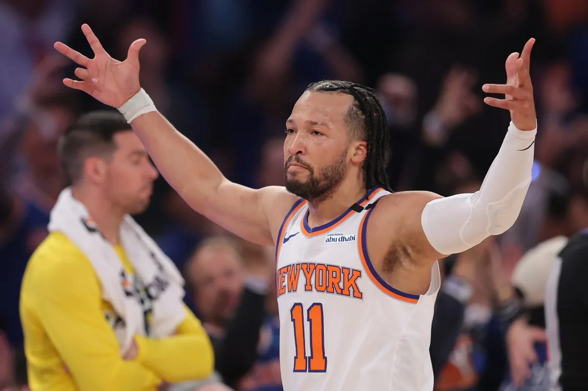 Jalen Brunson (Knicks) contre les Pacers lors du Game 5
