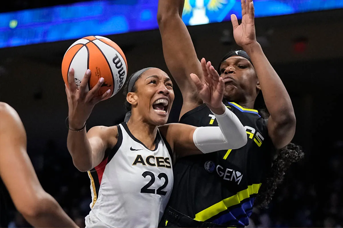 A'ja Wilson et les Las Vegas Aces en finale WNBA