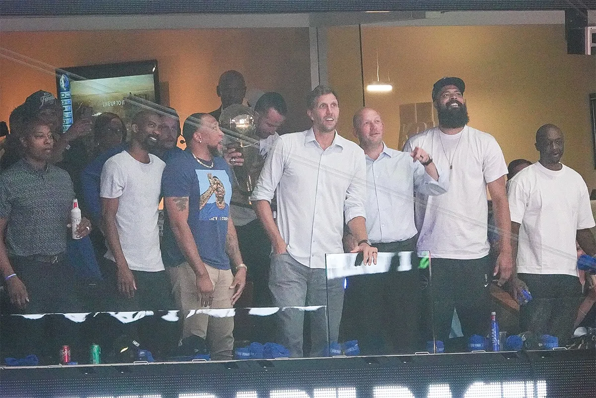 Dirk Nowitzki et les champions 2011